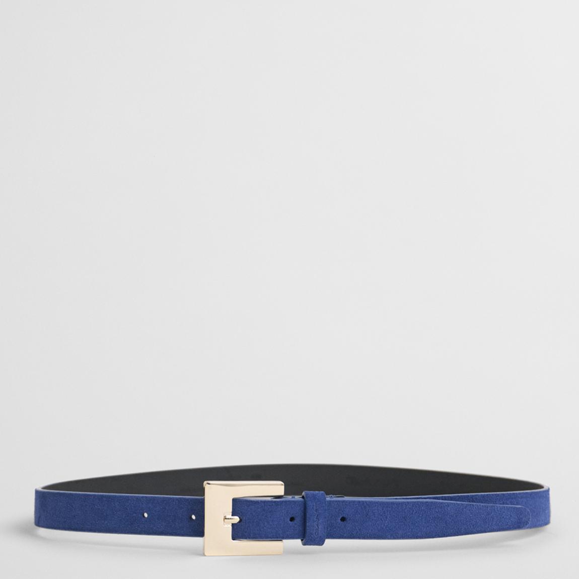 Blue Slim Suede Belt main product photo