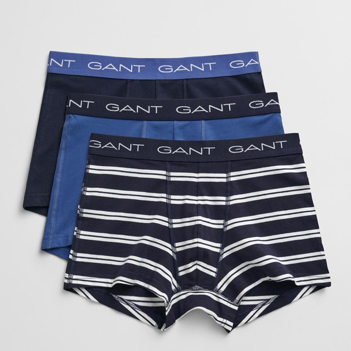 Multi 3-Pack Stripe Cotton Blend Trunks main product photo