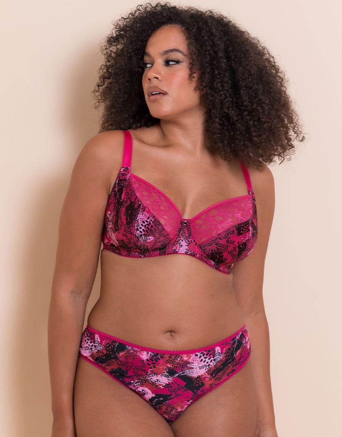 Curvy Kate Spellbound Balcony Bra Sangria Print main product photo