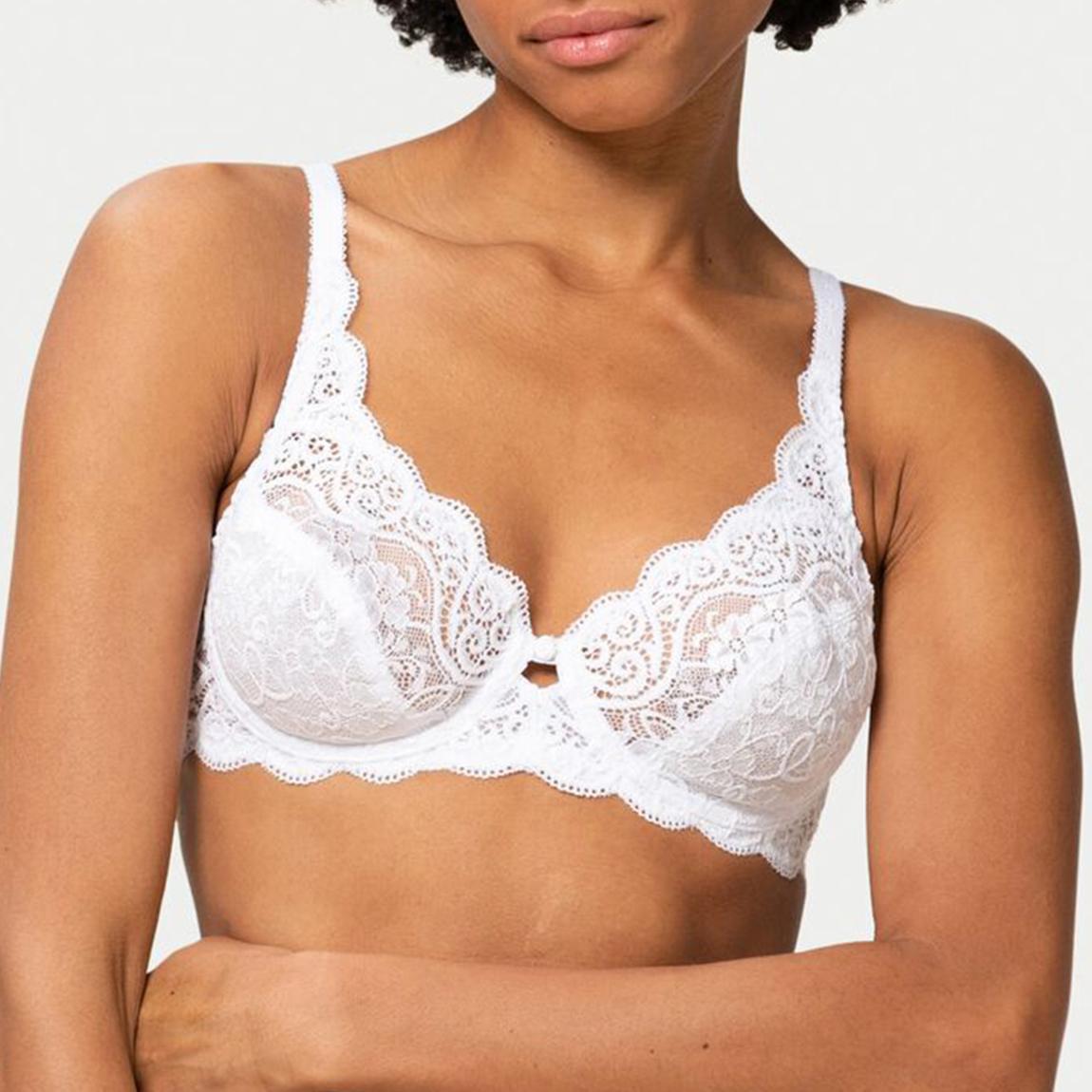 White Amourette Full Cup Bra main product photo