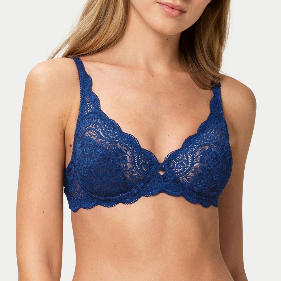 Navy Amourette Full Cup Bra main product photo