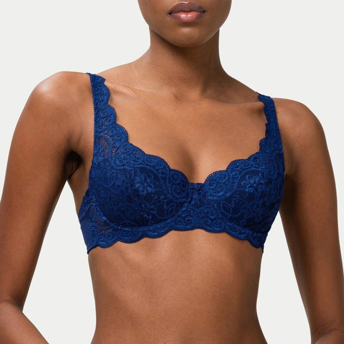 Navy Amourette Balconette Bra main product photo