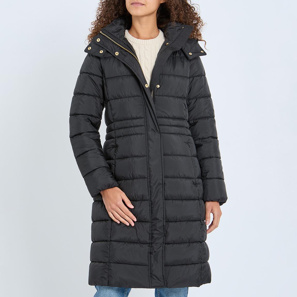 Black Pembury Longline Padded Coat main product photo