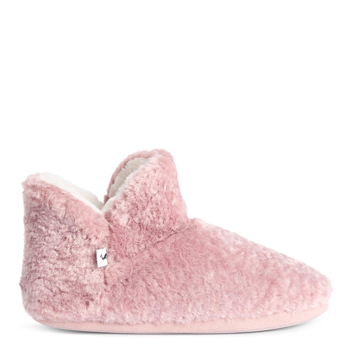 Pink Cabin Faux Fur Slipper Boot main product photo