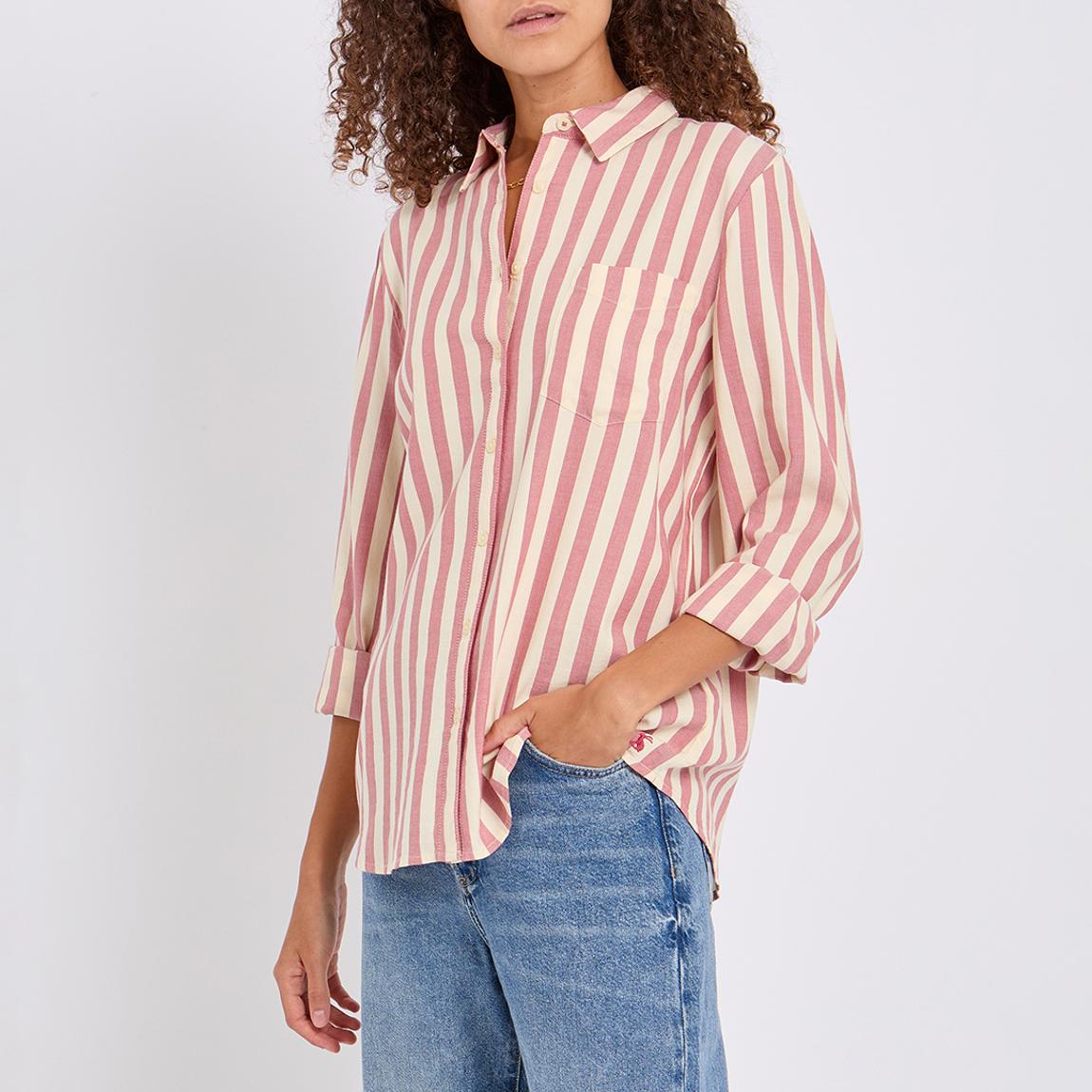 Pink Port Stripe Shirt main product photo