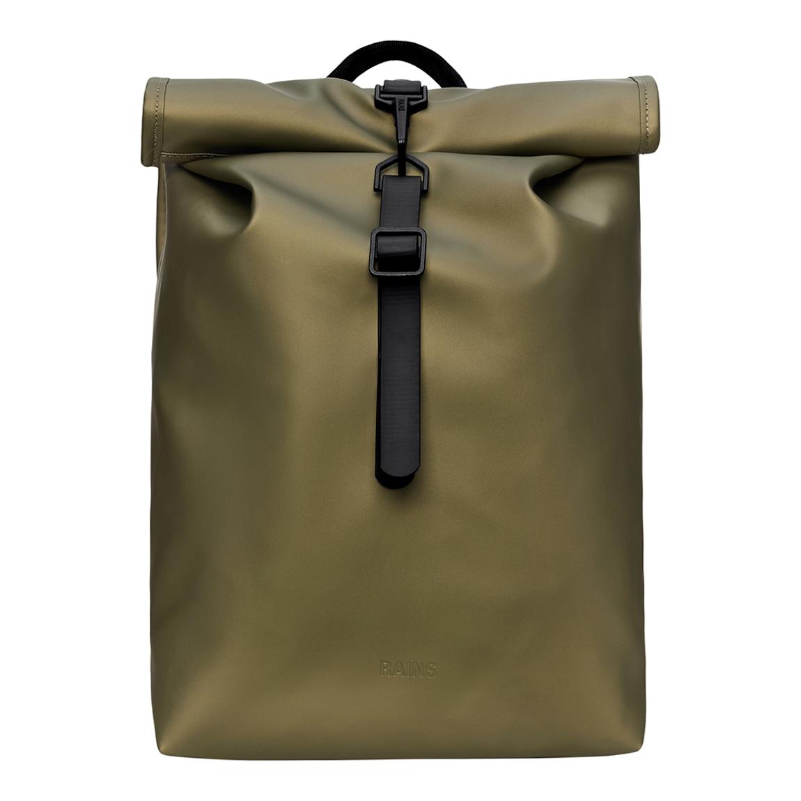 Khaki Shine Rolltop Mini Waterproof Rucksack main product photo
