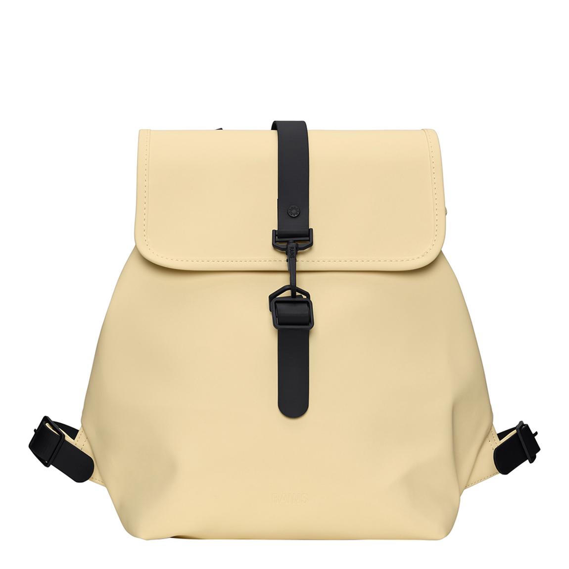Butter Yellow Bucket Waterproof Backpack main product photo