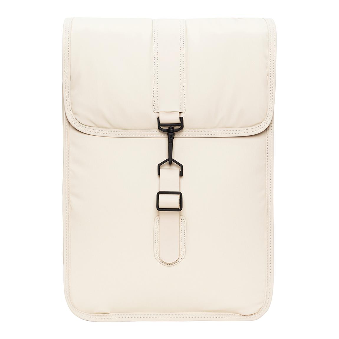 Ecru Puffed Mini Waterproof Backpack main product photo
