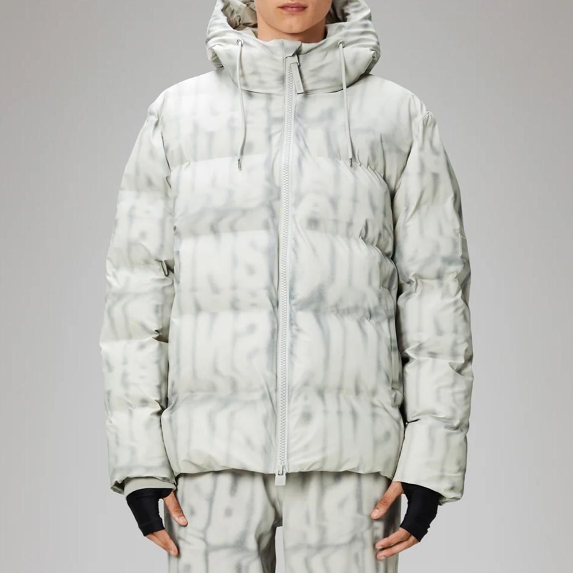 White Spray Alta Puffer Unisex Waterproof Jacket  main product photo