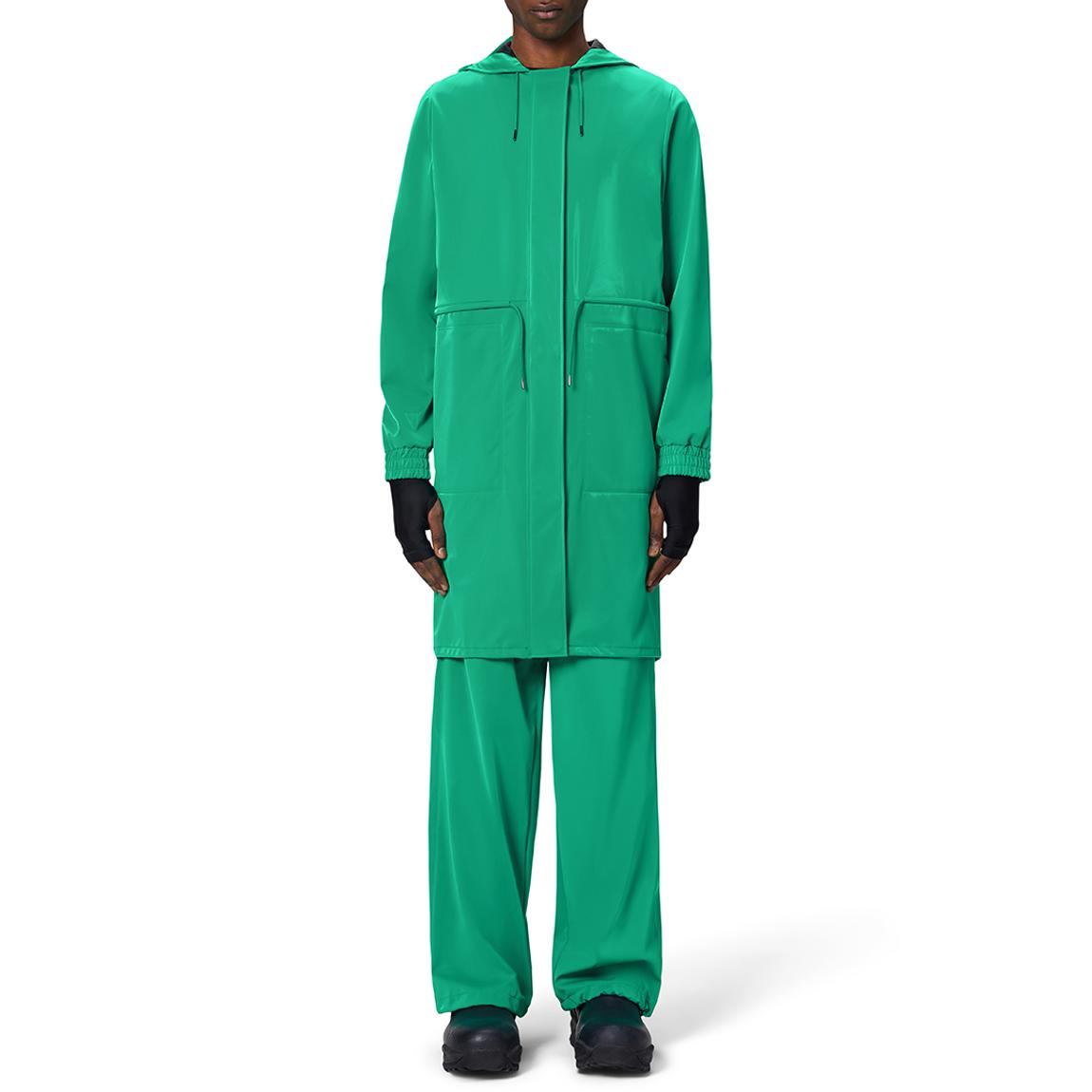 Green String Unisex Waterproof Parka  main product photo