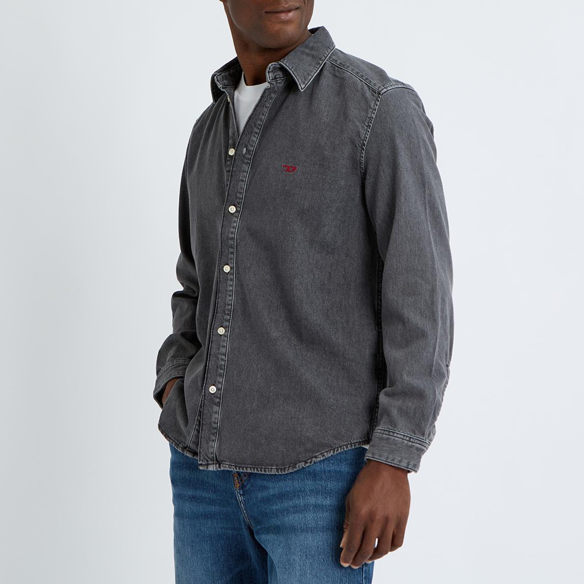 Diesel Grey D-Simply Camicia Shirt - BrandAlley