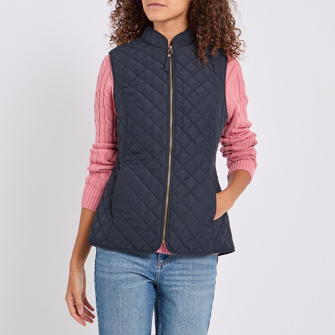 Navy Minx Quilted Gilet main product photo