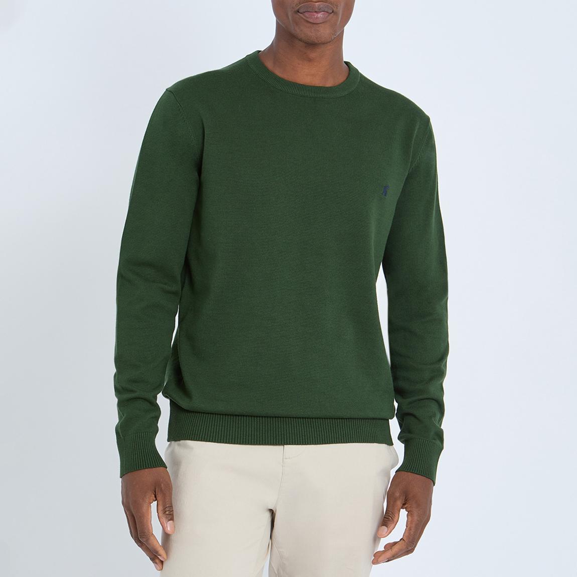 Green Jarvis Cotton Jumper main product photo
