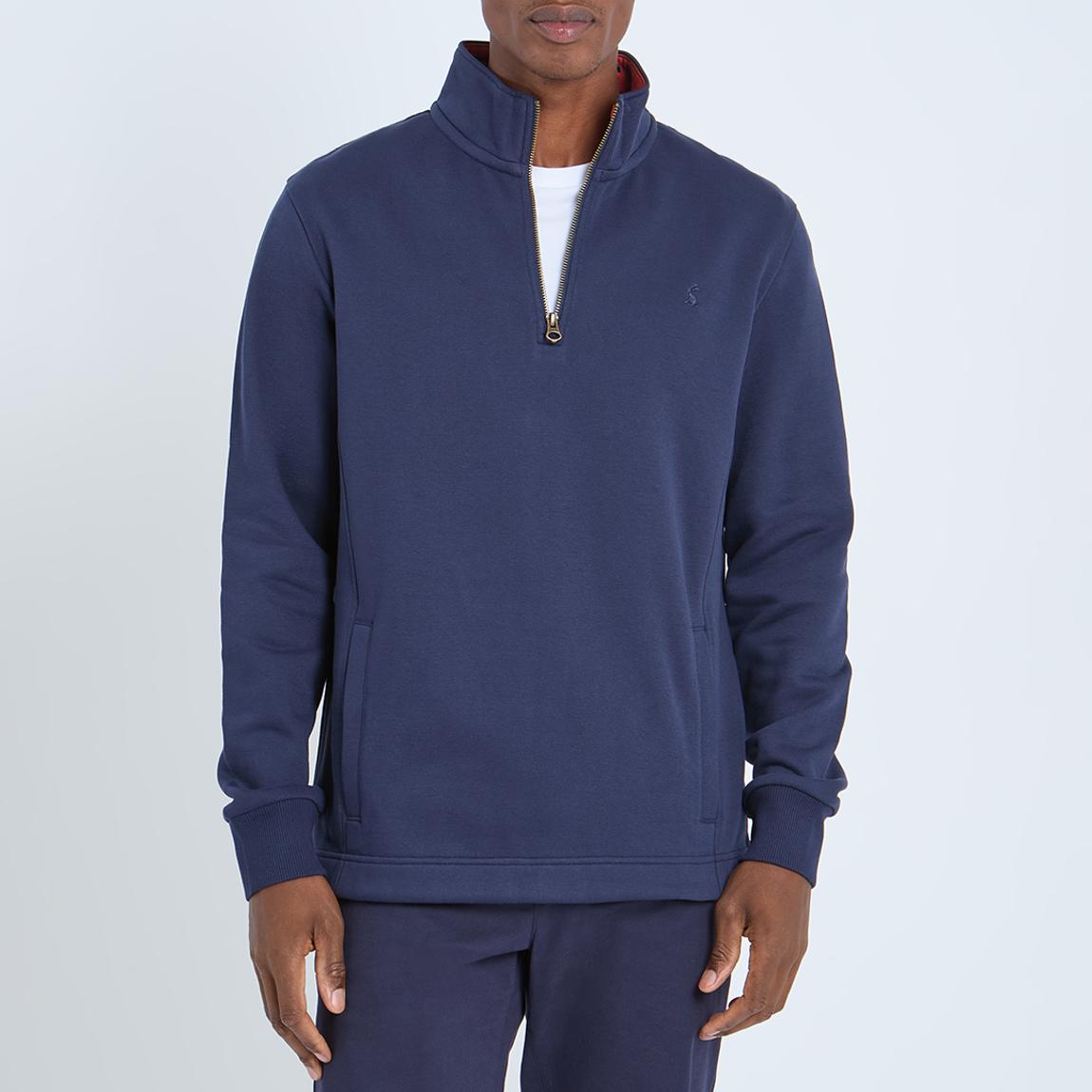 Navy Cotton Blend 1/4 Zip Jumper main product photo