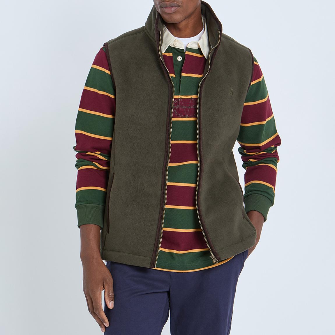 Khaki Green Coxton Gilet main product photo
