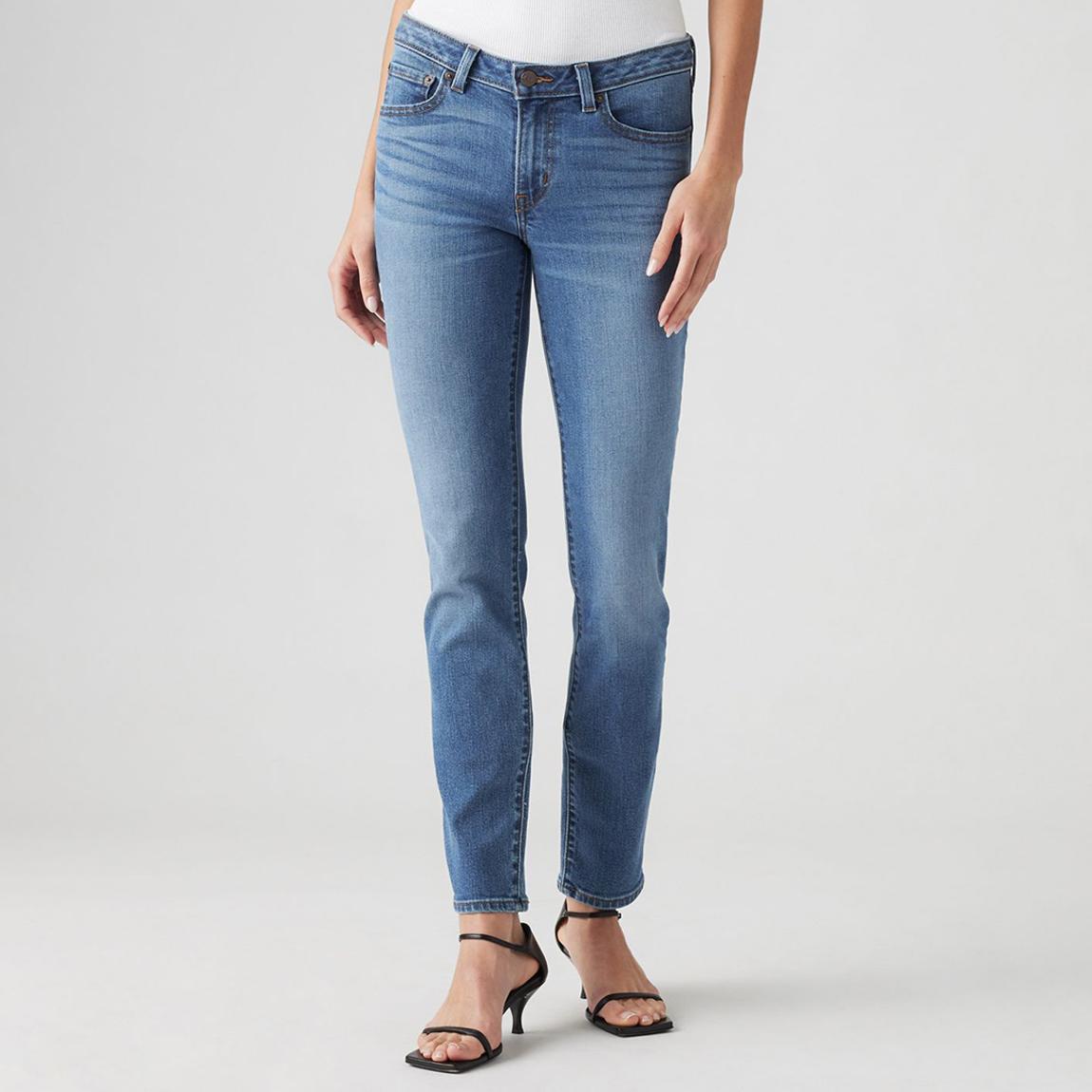 Blue Super Low Stretch Skinny Jeans main product photo