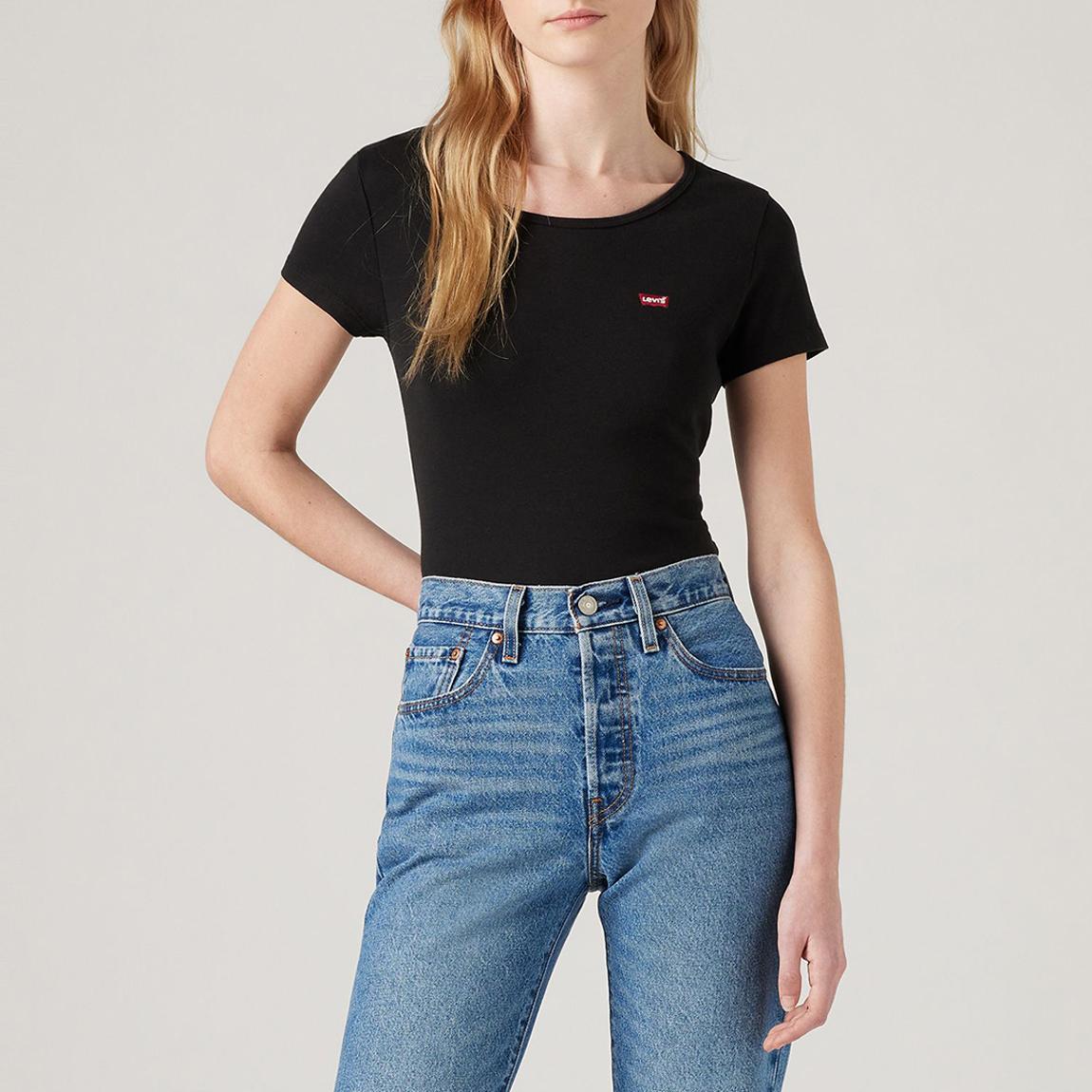 Black 2 Pack Logo Cotton T-Shirt main product photo