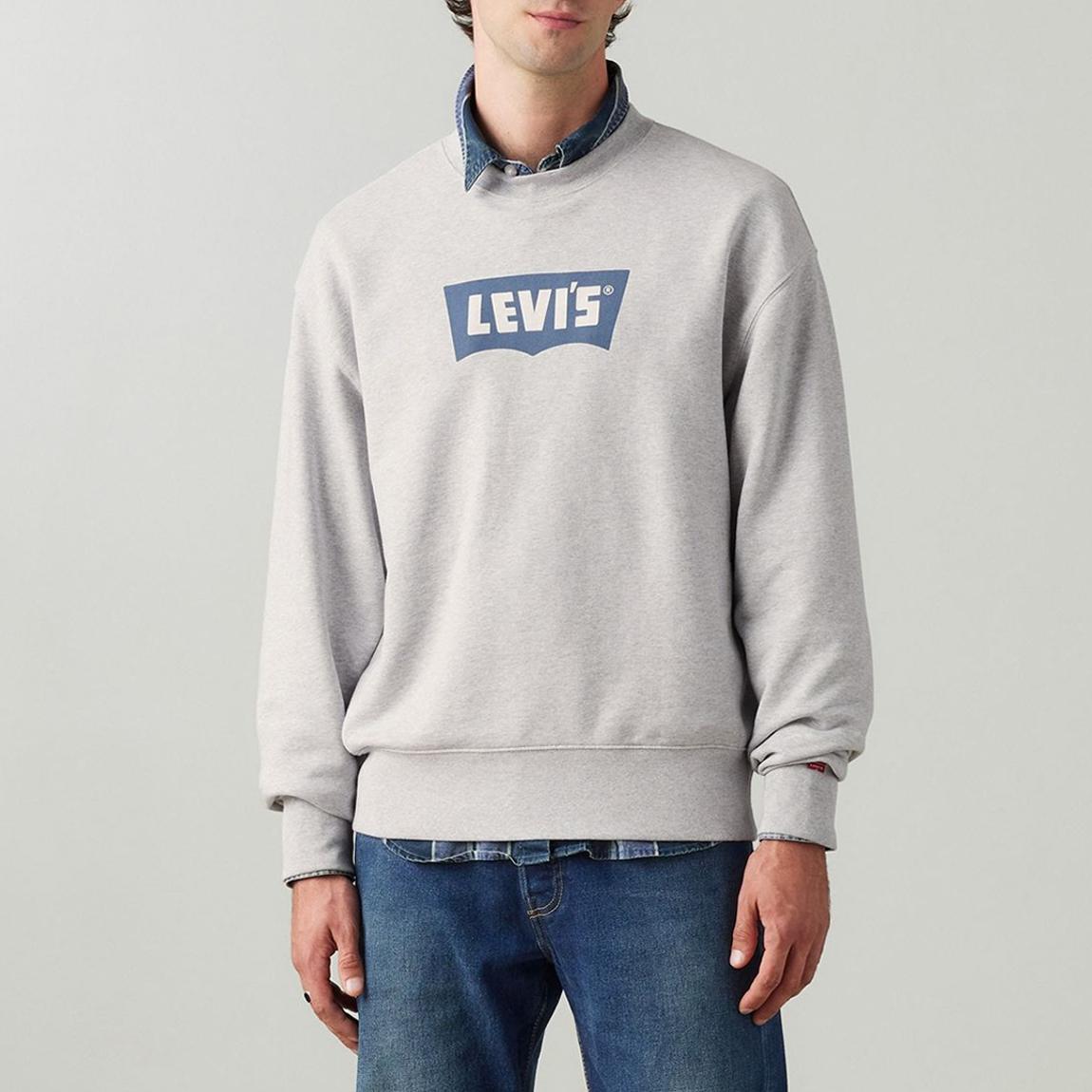 Grey Graphic Logo Cotton Sweatshirt main product photo