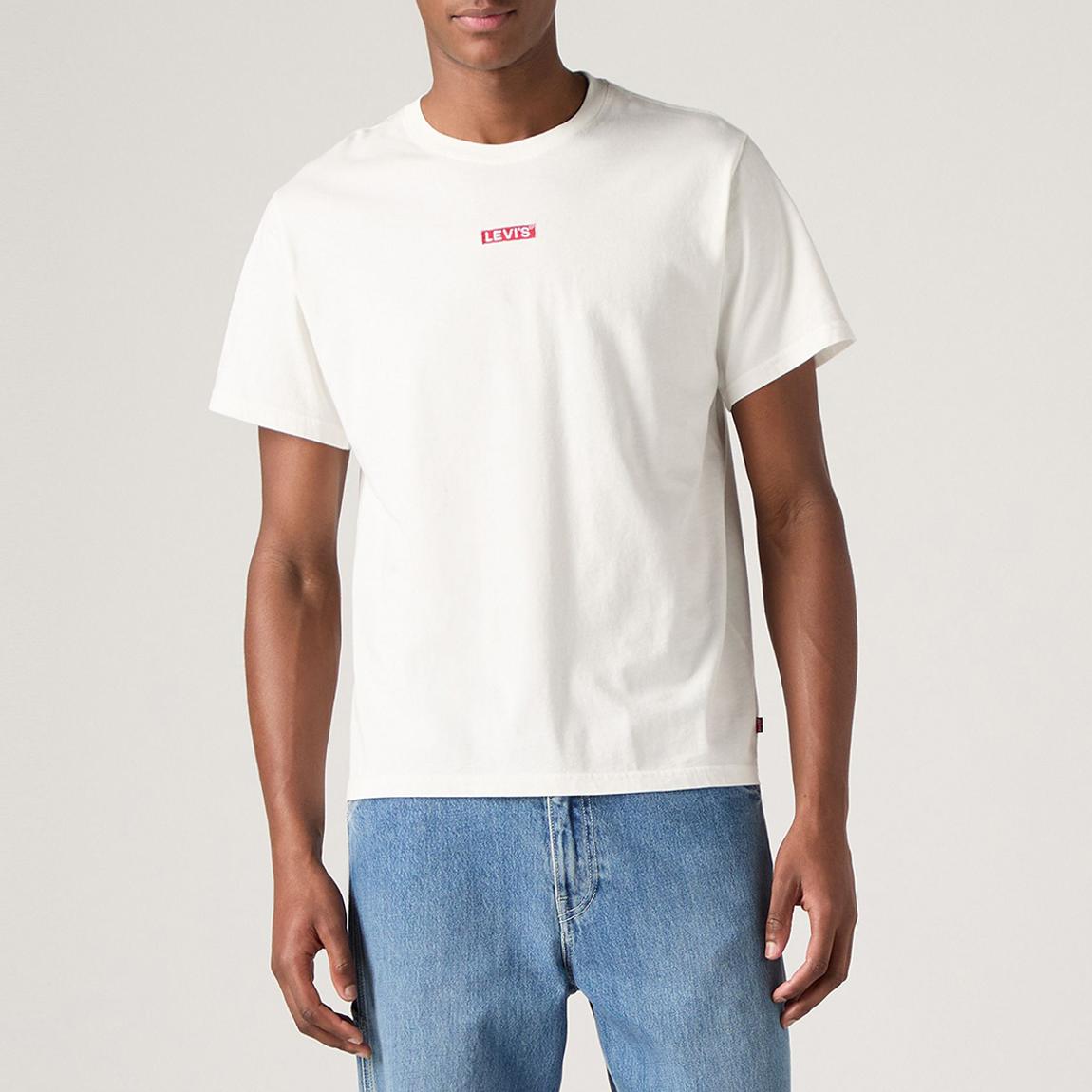White Relaxed Embroidered Cotton T-Shirt main product photo
