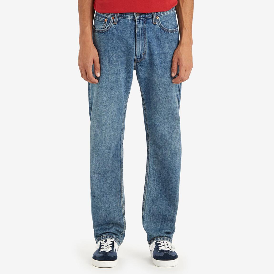 Mid Blue 555™ Relaxed Straight Jean main product photo
