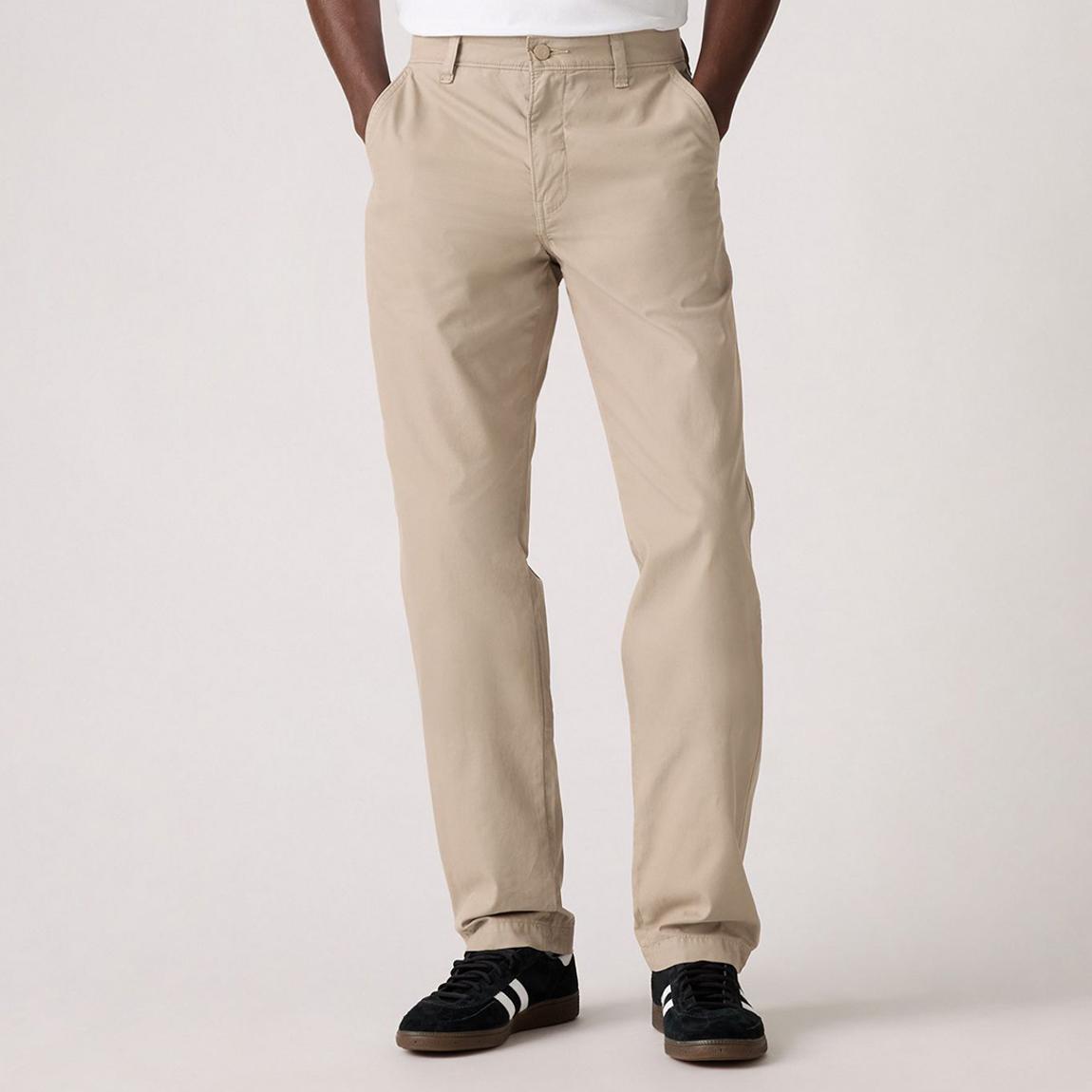 Khaki Stretch Cotton XX Chino Trousers main product photo