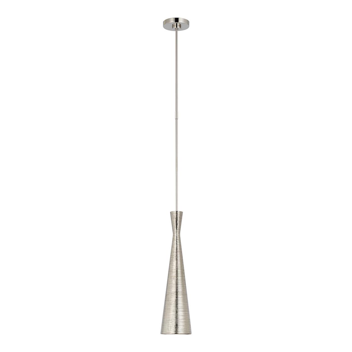 Utopia 5" Pendant in Polished Nickel main product photo