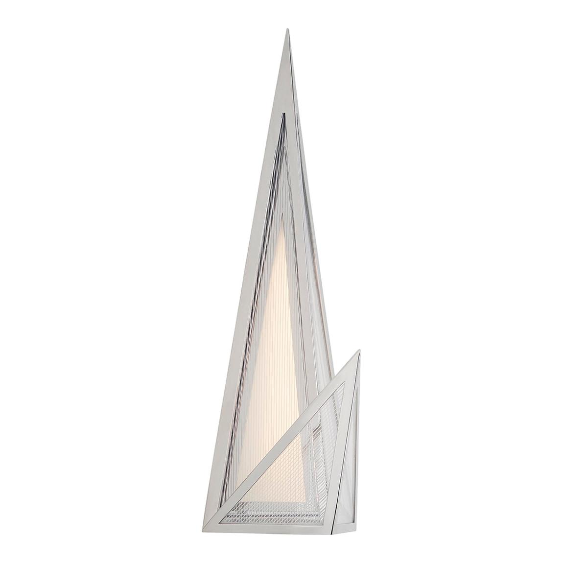 Ori Sconce in Polished Nickel with Clear Lined Glass main product photo