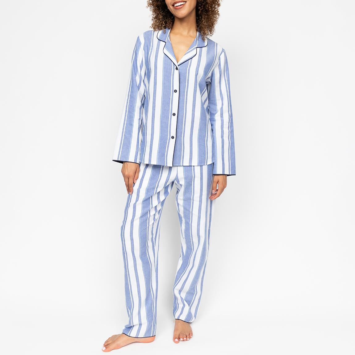 Alpes Blue Stripe Pyjama Set main product photo