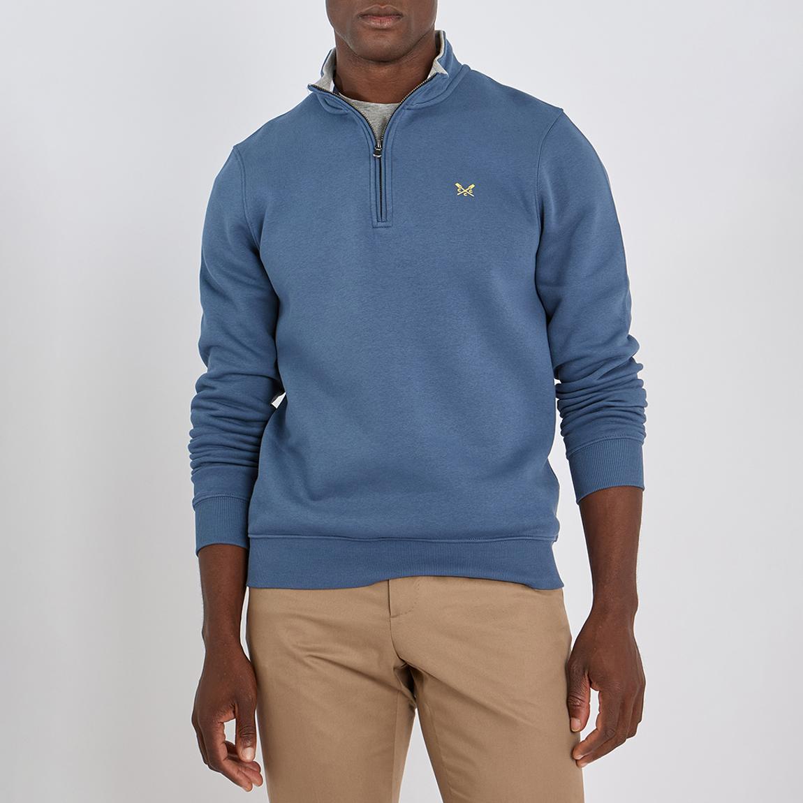 Blue 1/2 Zip Solid Jumper main product photo