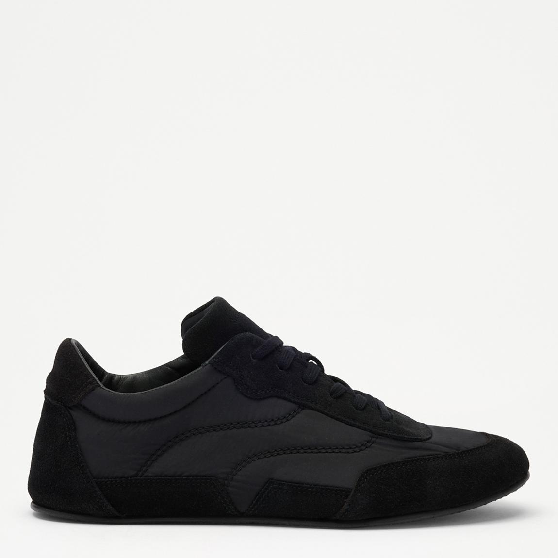 Men's Black Thearne Thin Sole Trainers main product photo