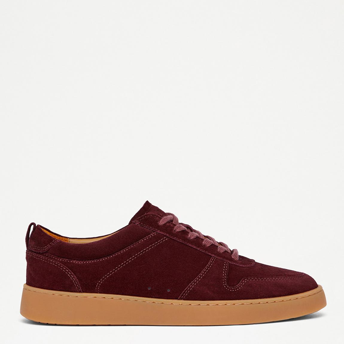 Men's Burgundy Rebound Suede Trainers main product photo