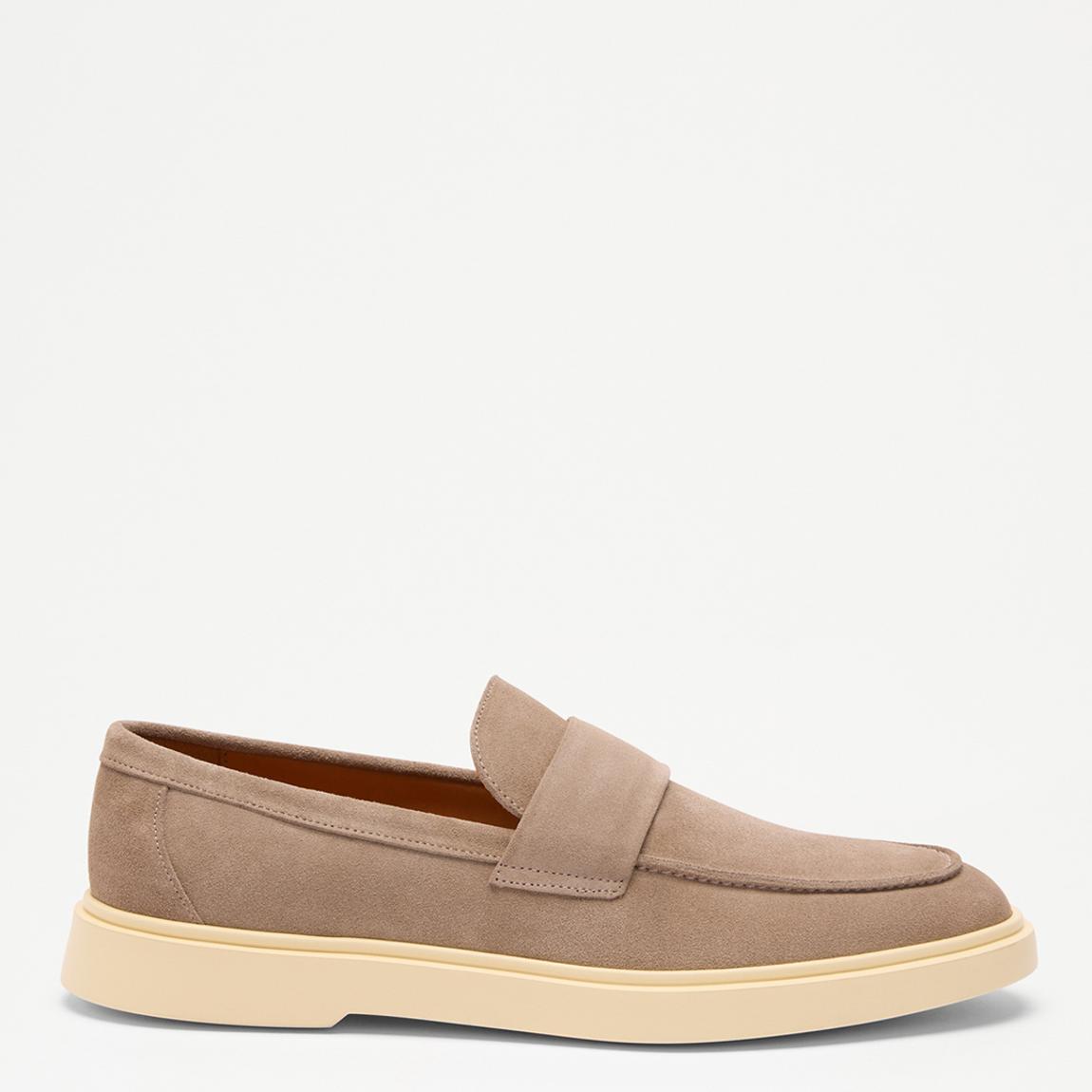 Men's Taupe Pienza Suede Rasied Sole Loafer main product photo
