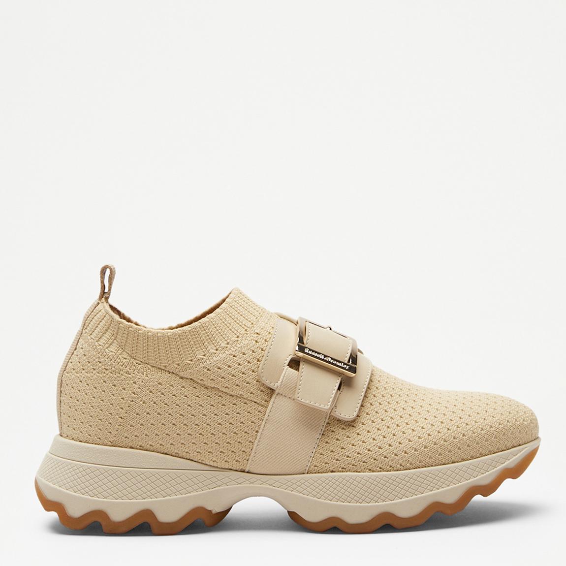 Women's Neutral Vacation Textile Laceless Trainer main product photo