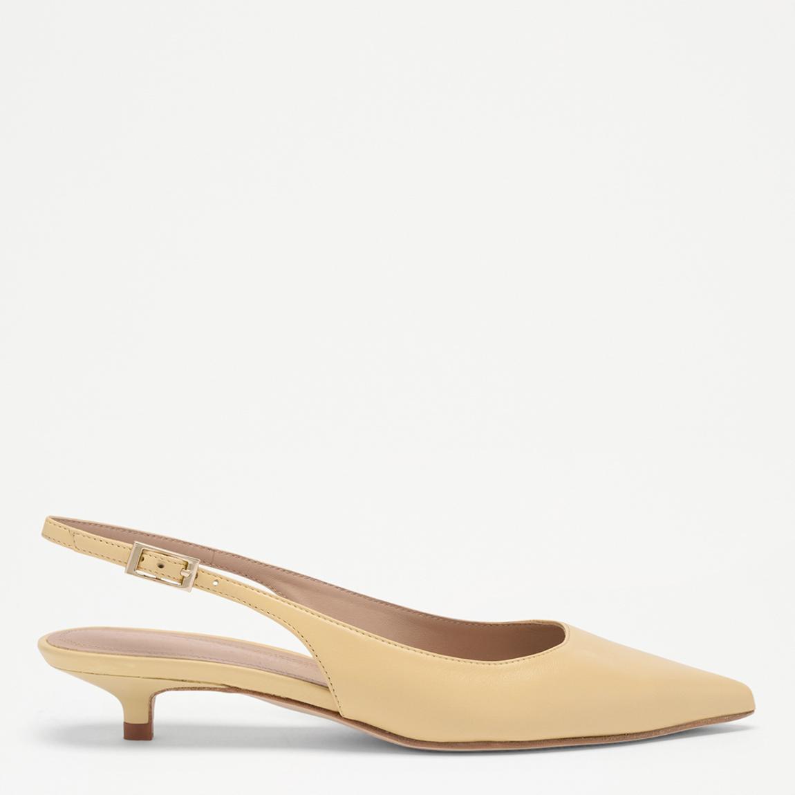 Women's Buttermilk Chazey Leather Heeled Pumps main product photo