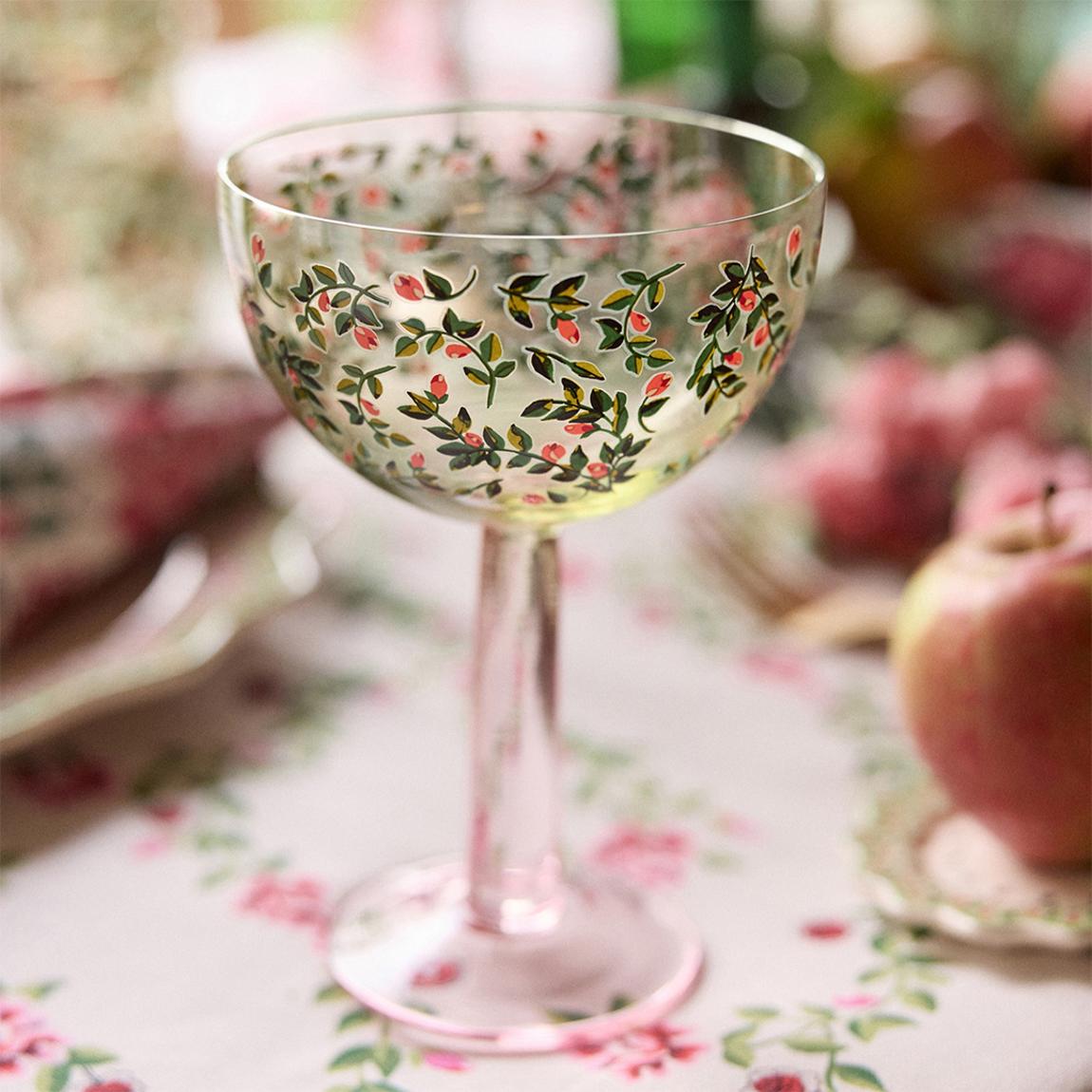 Set of 2 Dolly Rose Champagne Coupes main product photo