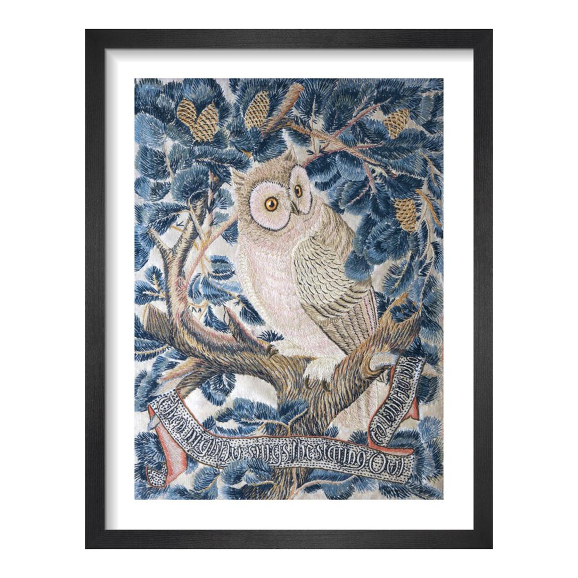 Owl 36x28cm Framed Print main product photo