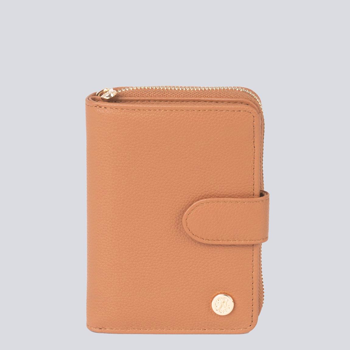 Brown Mia Zipped Coin Purse main product photo
