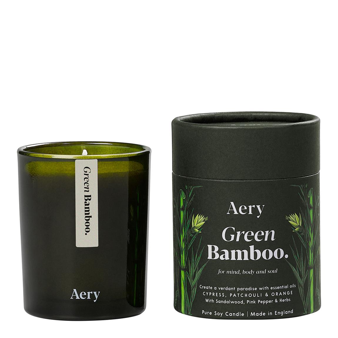Green Bamboo Candle 200g main product photo
