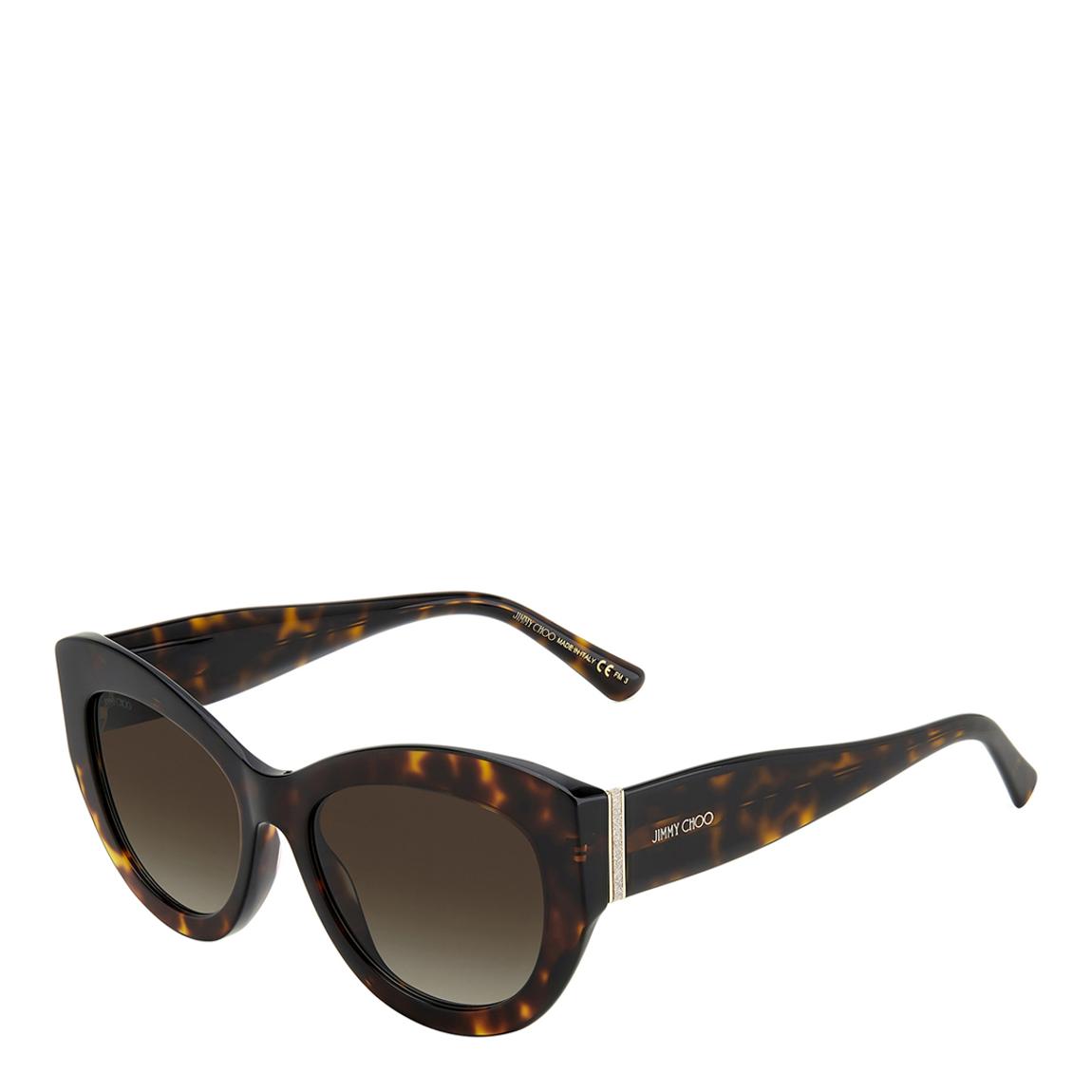 Women's Brown Jimmy Choo Sunglasses 54mm main product photo