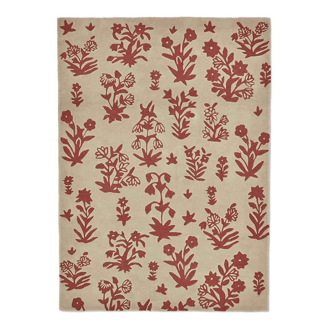 Woodland Glade 146801 140x200cm Rug, Linen/Russet Brown  main product photo