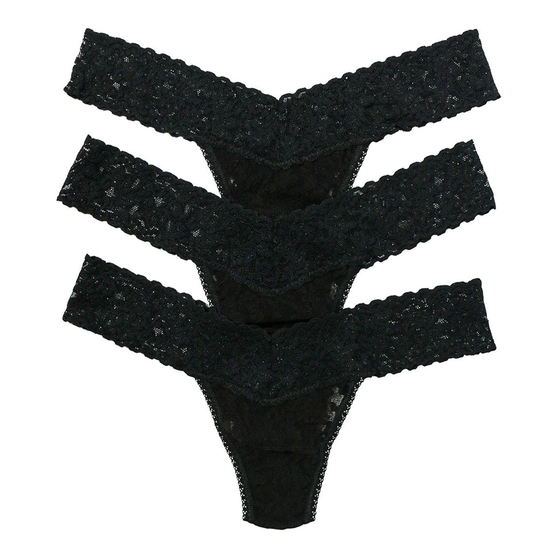 Signature Lace Low Rise Thong-3 Pack Polybag main product photo