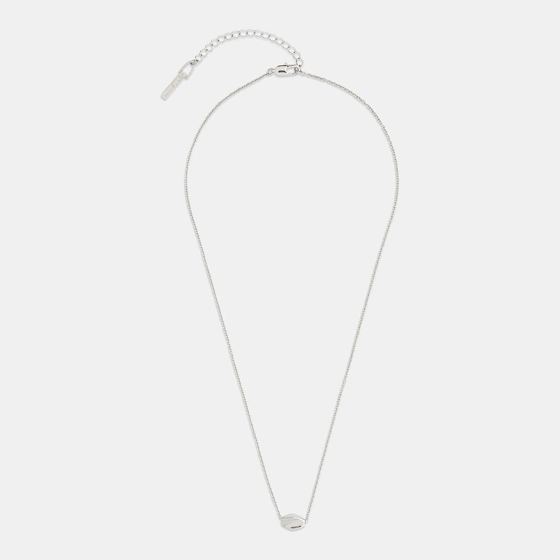 Silver Bead Pendant Necklace main product photo