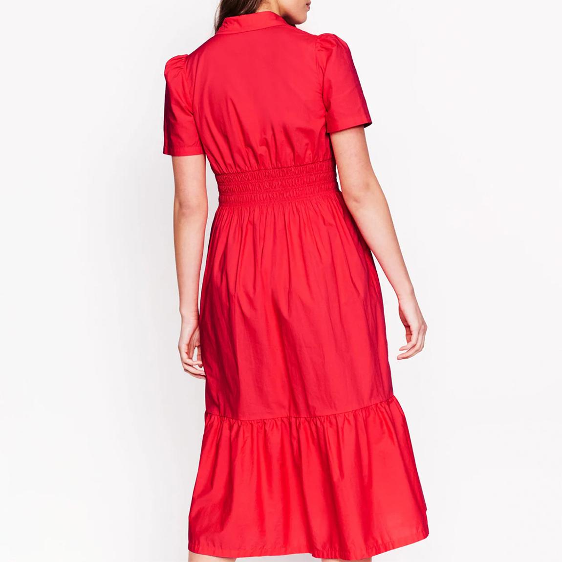 Boden Ruby Jane Smocked Shirt Midi Dress - BrandAlley