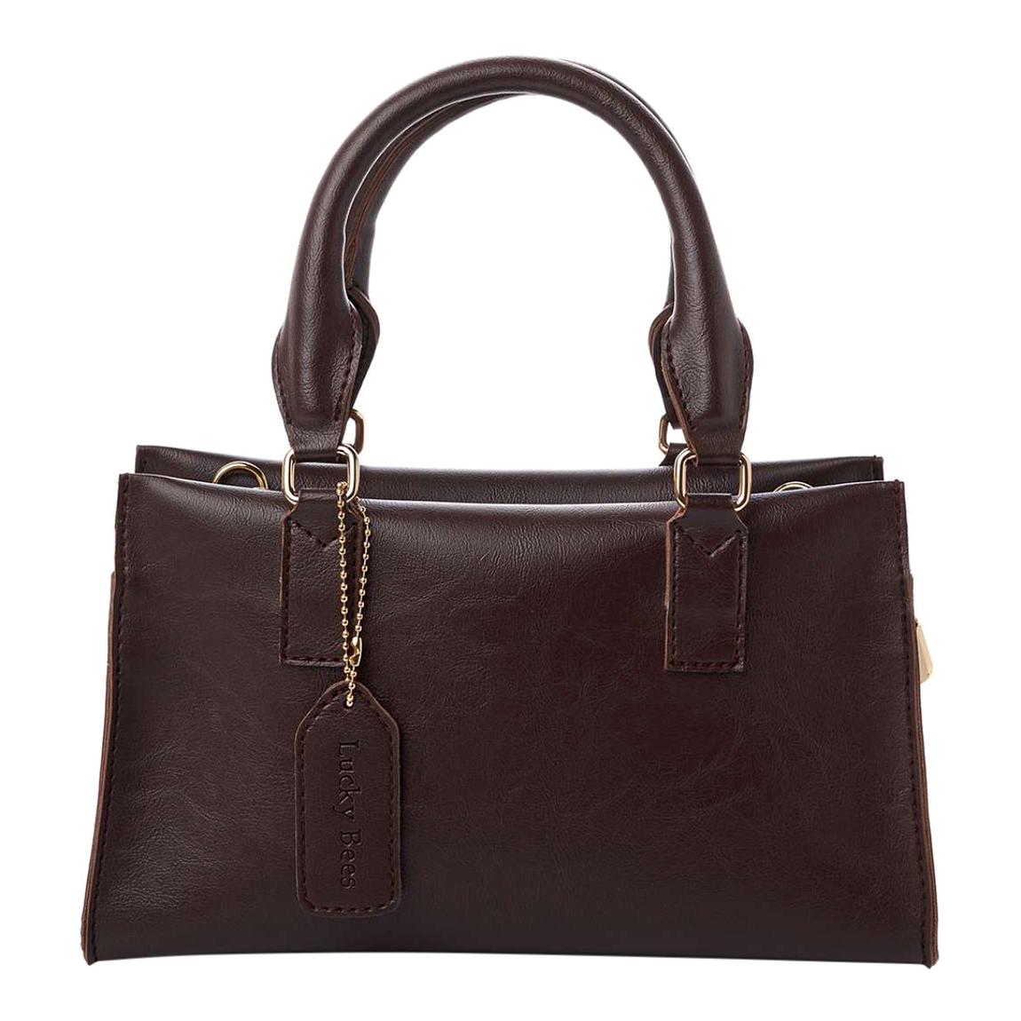 Brown Lucky Bees Shoulder Bag main product photo