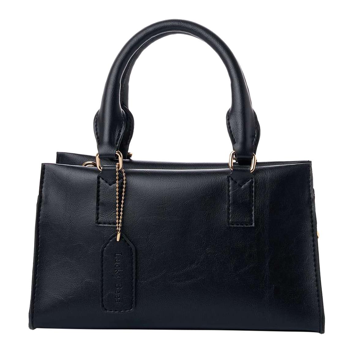Black Lucky Bees Shoulder Bag main product photo