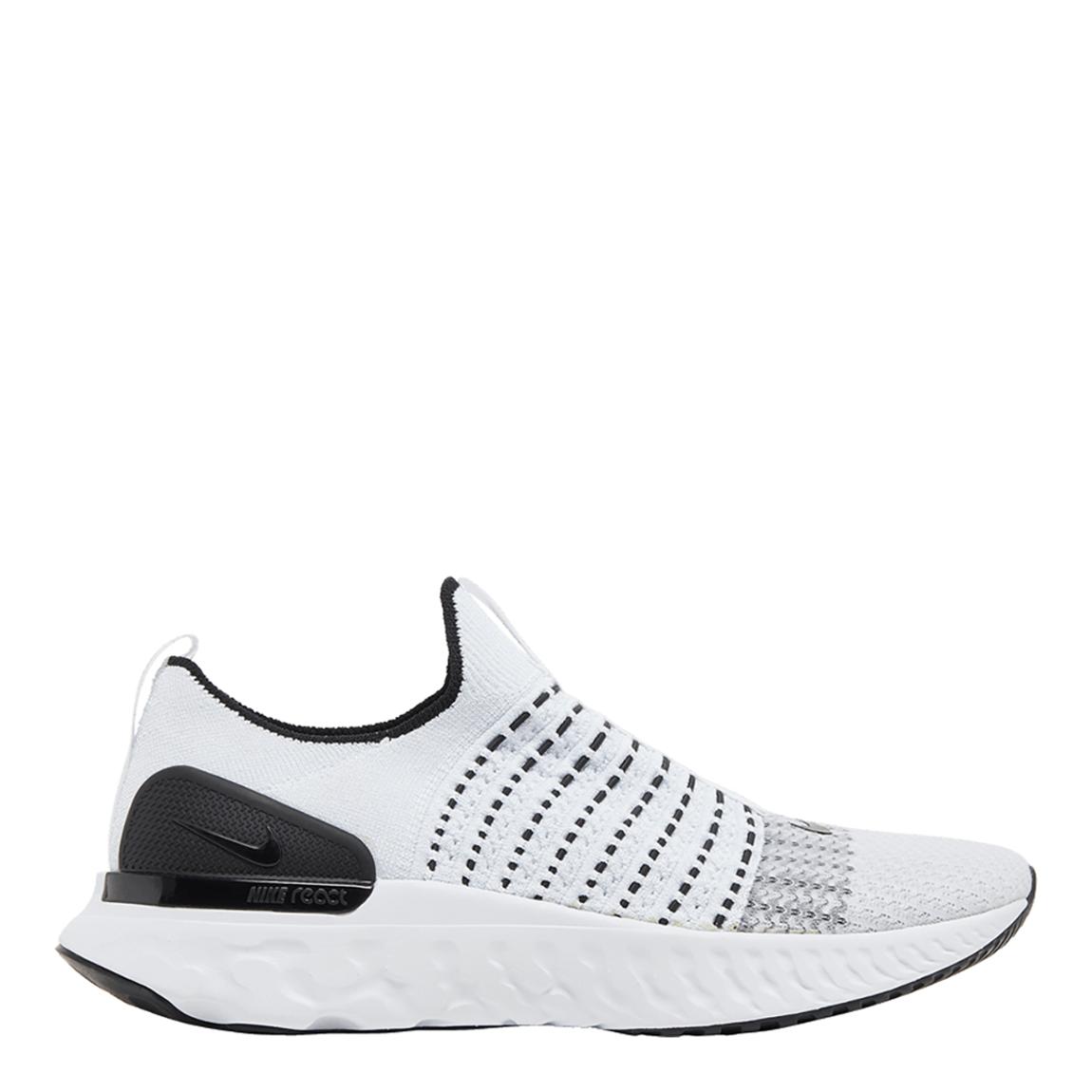 Men's White/Black Nike React Phantom Run 2 Trainers main product photo