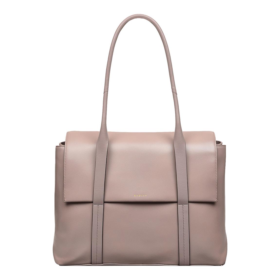 Espresso Dorset Street Large Flapover Shoulder Handbag main product photo