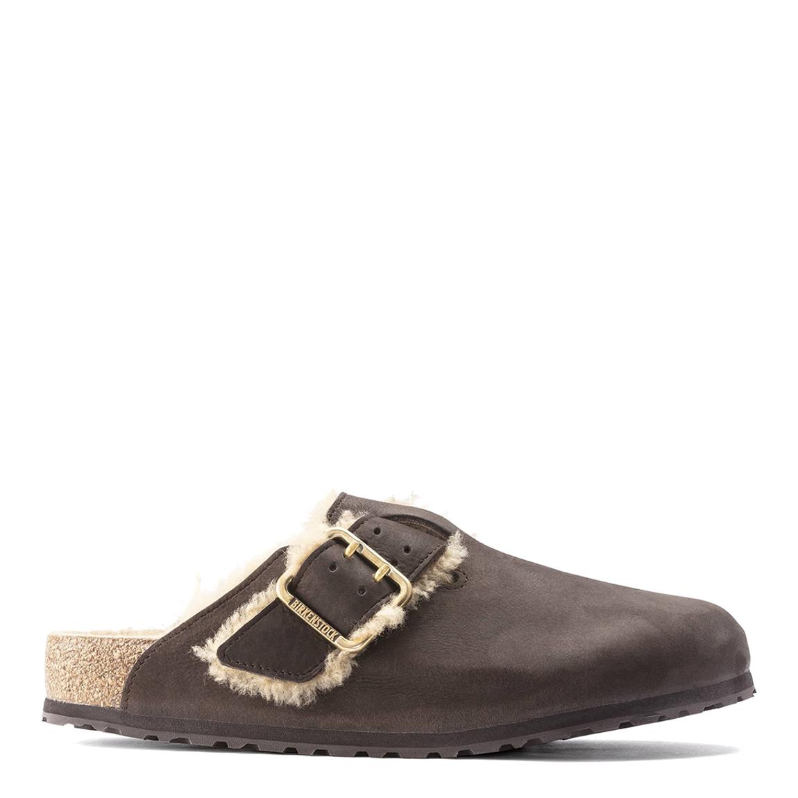 Men's Espresso Boston Bold Shearling Lined Clogs main product photo
