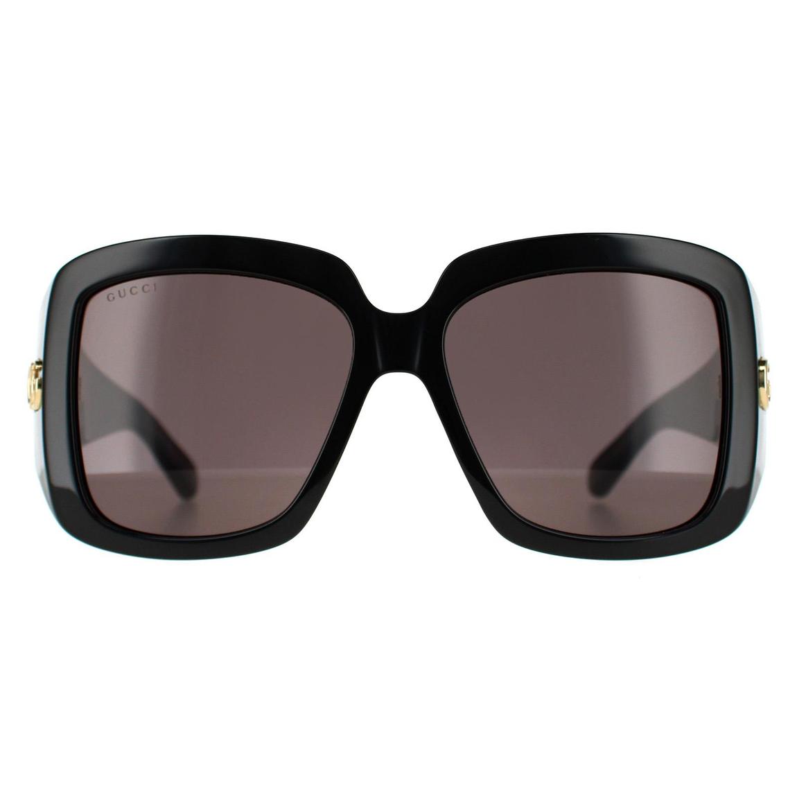 Women's Gucci Black/Grey Sunglasses 53mm main product photo