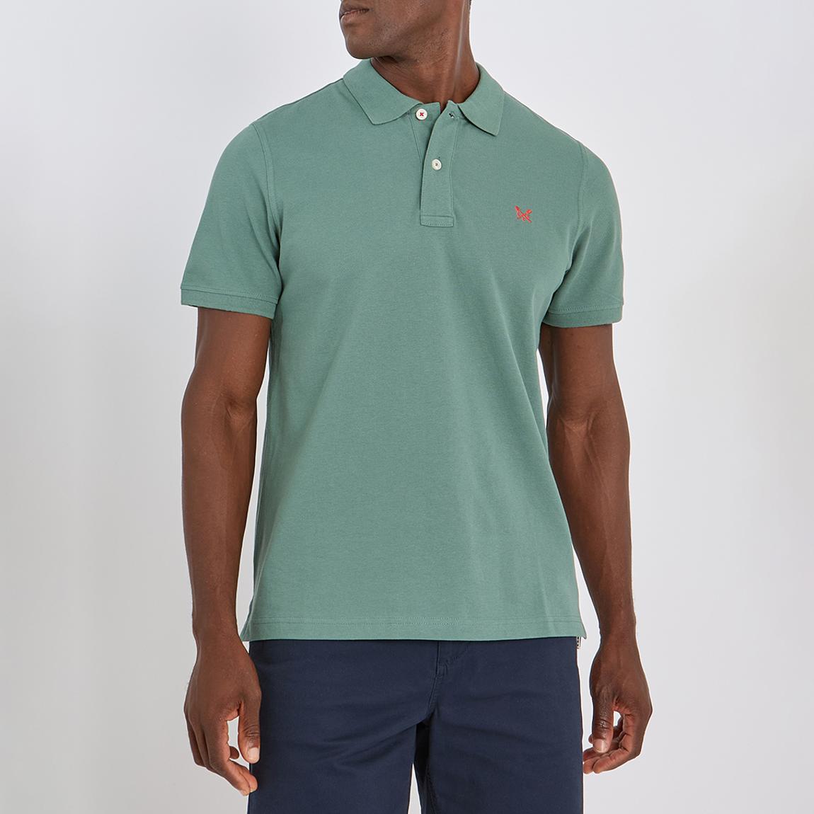Sage Green Melbury Solid Polo Shirt main product photo